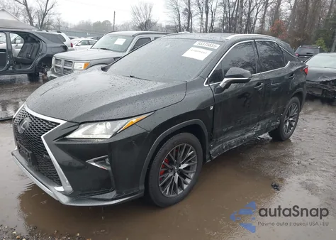2016 Lexus Rx 350 F Sport z USA, uszkodzony, nr VIN 2T2BZMCAXGC027809